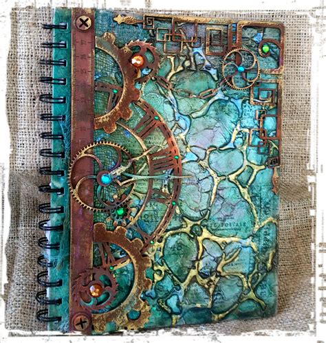 Such A Pretty Mess Video Tutorial Mixed Media Art Journal Cover Using