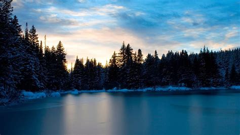 Frozen Lake Hd Desktop Wallpaper Widescreen High