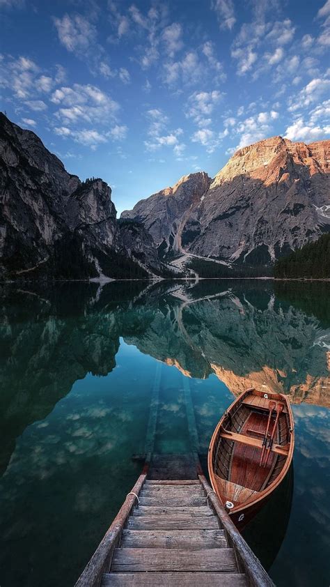 Dolomites Alps Karersee Posterlounge Lake Full Hd Iphone Wallpaper