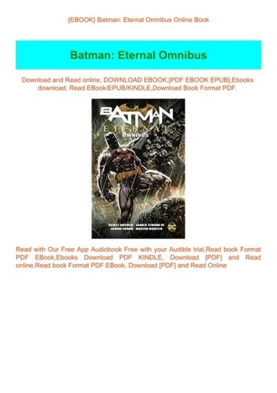 Ebook Batman Eternal Omnibus Online Book
