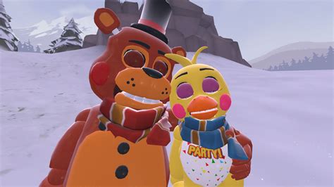 Snowy Day~ Toy Freddy X Toy Chica By Angrymordreturns On Deviantart