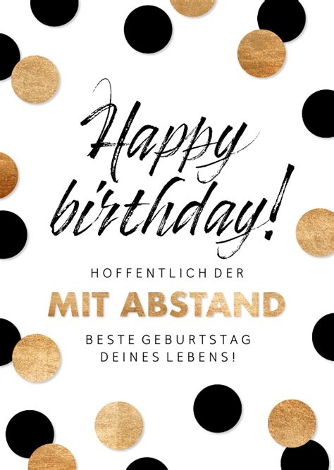 Täglich neue facebook bilderwitze auf debeste.de. Geburtstagskarte Mit Abstand bester Geburtstag | Kaartje2go