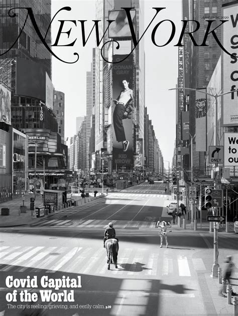 On The Cover Of New York Magazine New York City 4 Weeks In New