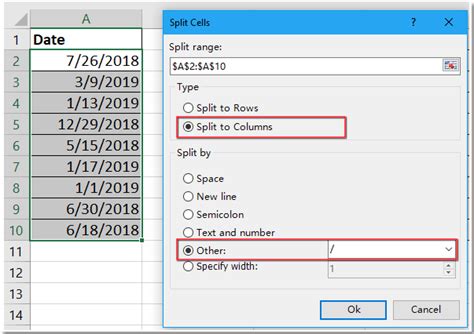How To Quickly Split Date Into Separate Day Month And Year In Excel