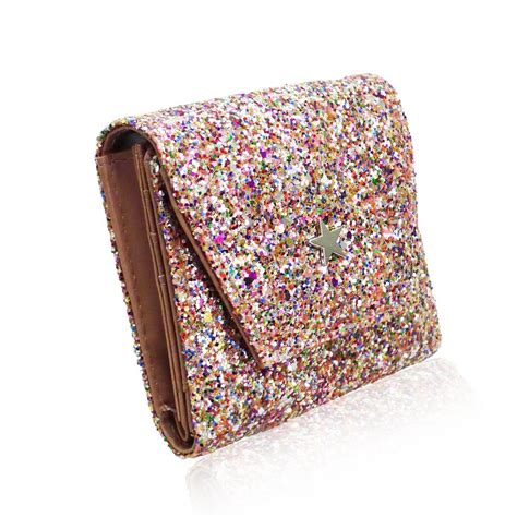 Ready to ship in 1 business day. New Women's Glitter Purse Girls Designer Style Wallet Card ...