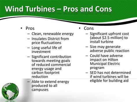 Wind Turbines Wind Turbines Pros And Cons