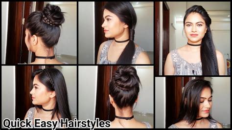What's great about long hair is that it is so versatile. Everyday Quick Easy Hairstyles// indian hairstyles for ...