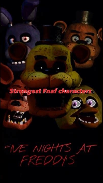 Strongest Fnaf Characters Youtube