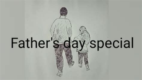 Fathers Day Special Drawing Easy Father Daughter