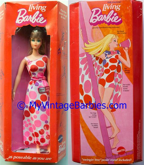 my vintage barbies blog barbie of the month dramatic living barbie