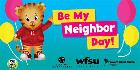 Meet Daniel Tiger At Be My Neighbor Day On February Wfsu