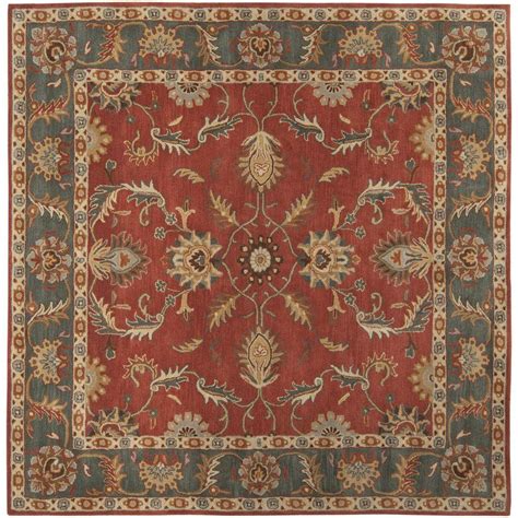 Artistic Weavers Chenni Burgundy 10 Ft X 10 Ft Square Indoor Area Rug