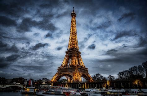 Man Made Eiffel Tower Hd Wallpaper