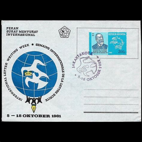 Jual C417 Indonesia Ca 1981 Sampul Surat Menyurat Internasional Di