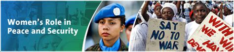 Womens Role In Peace And Security Un Women Headquarters