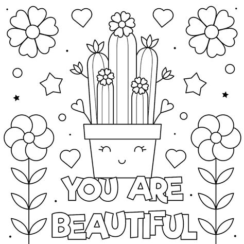 Free Printable Easy Inspirational Coloring Pages