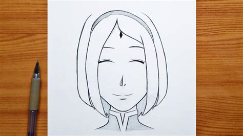 How To Draw Sakura Sakura Haruno Step By Step Easy Tutorial Youtube