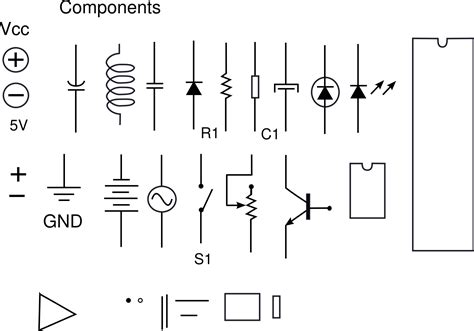Some Of The ‎electronics Symbols‬ Electrical Wiring Diagram Electrical