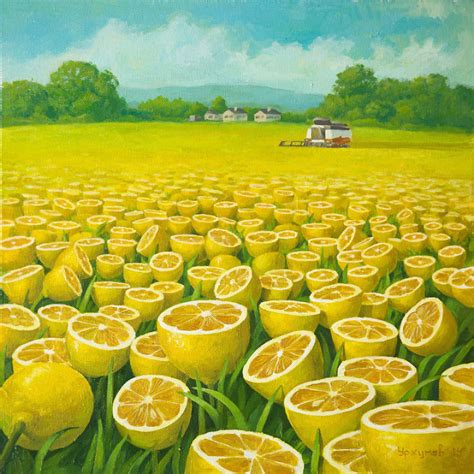 World Full Of Lemons By Surrealist Painter Vitaly Urzhumov Bored Panda
