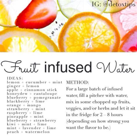 Detox Water Spa Water Fruit Infused Water Recipe