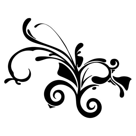 Free Hand Drawn Floral Design Vector Image