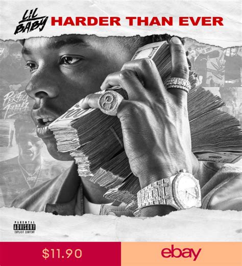 Lil Baby Harder Than Ever Cover Poster New Album Art Print