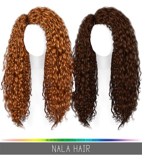 Curly Hair Sims 4 Cc Xxblacksims Curly Wild Hair Long Curly Side