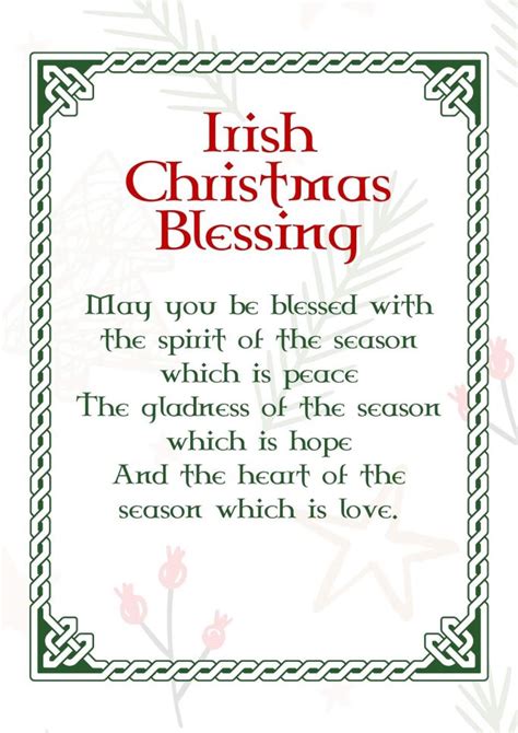 Irish Christmas Blessings Proverbs And Sayings Travel Around Ireland