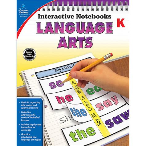 Carson Dellosa Education Language Arts Resource Book Kindergarten Oriental Trading