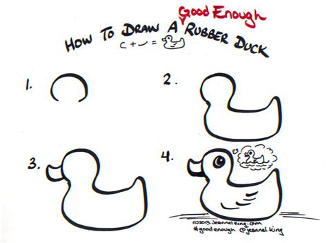 Image Result For How To Draw Duck Rubber Duck Rubber Duck