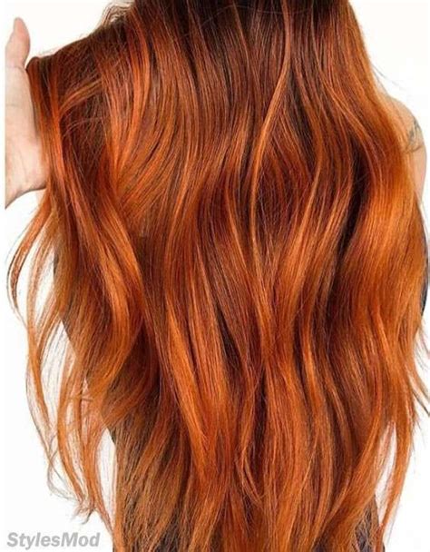 Amazing Copper Red Hair Color Shades For Stylish Look In 2018