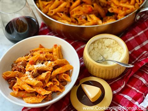 Garganelli With Veal And Sausage Ragù