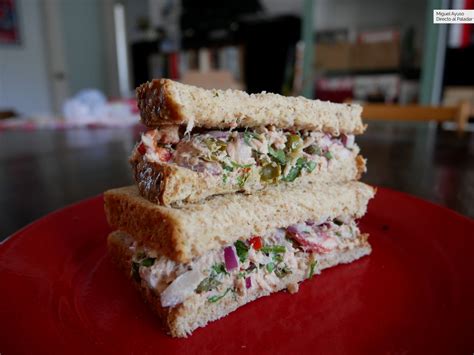 Sándwich De Atún Americano Receta De Cocina Fácil Sencilla Y Deliciosa