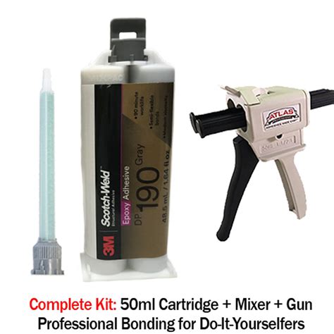 3m Scotch Weld Dp190 Gray 90 Minute Flame Resistant Epoxy Adhesive