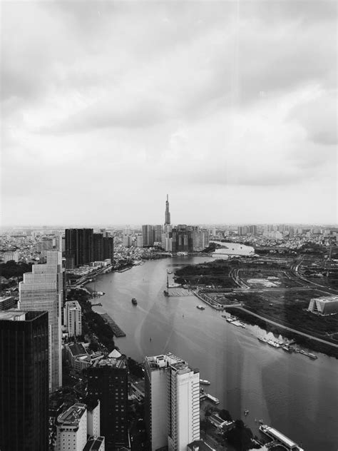 Grayscale Photo Of City Buildings Pixeor Large Collection Of
