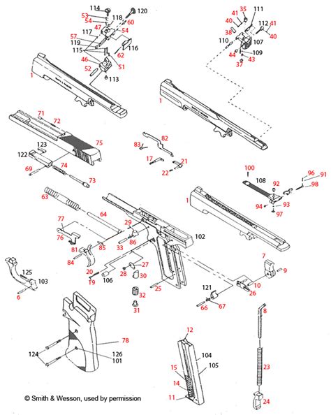 Smith Wesson Parts Diagram