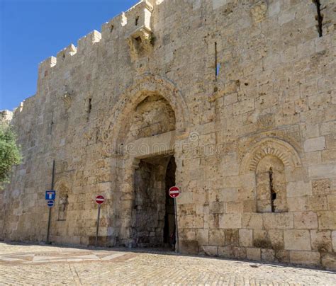 The Zion Gate Of The Old City In Jerusalem Israel Stock Image Image
