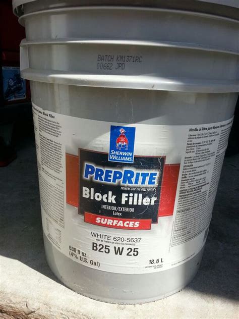 Sherwin Williams Preprite Block Filler For Sale In Raleigh Nc Offerup