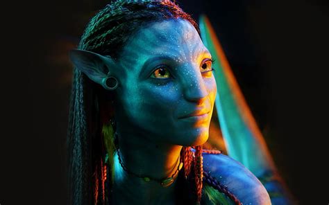 Black Actress Avatar Zoe Saldana Neytiri 1920x1200 Neytiri Hd