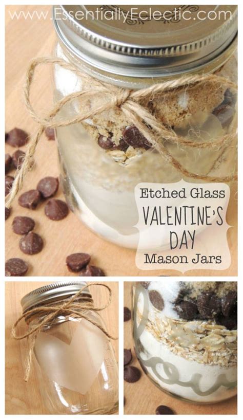 Think mason jars, of course! 54 Mason Jar Valentine Gifts and Crafts