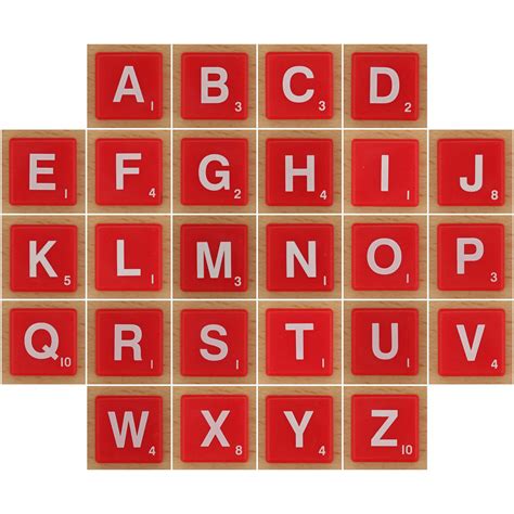 Scrabble Alphabet 1 White 2 Scrabble White Letter On Re Flickr