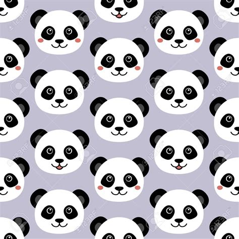 Panda Linda Cara Fondo De Pantalla Transparente De Dibujos Animados