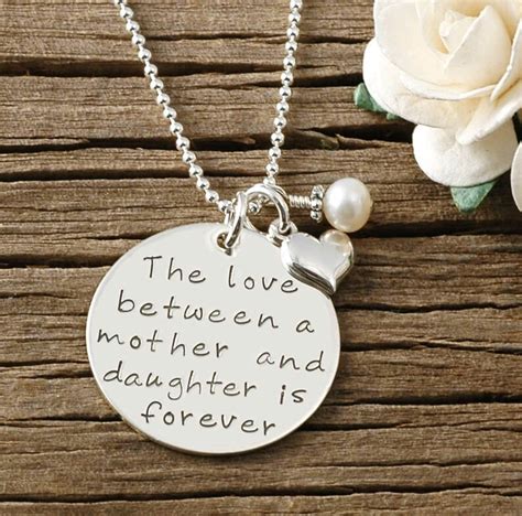 The Love Between A Mother And Daughter Is Forever Custom Etsy