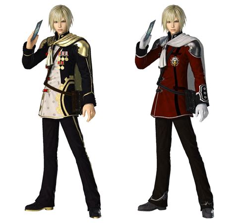 Ace Winter Uniform From Dissidia Final Fantasy Nt Final Fantasy