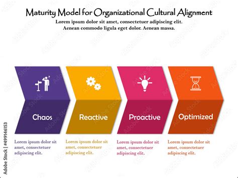 Organization Cultural Alignment Maturity Model Presentation Graphics
