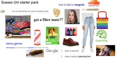 How To Fit In At Your Uni In Starter Pack Form 2020 Edition
