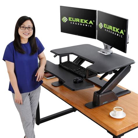 Eureka Ergonomic V Sit To Stand Desk Converter Height Home My Xxx Hot Girl