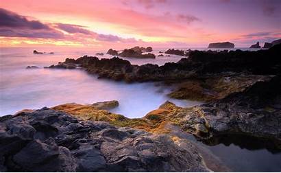 Landscape Water Nature Azores Portugal Coast Rock