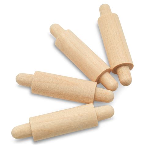 Miniature Wooden Rolling Pin 1 12