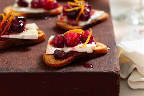 Cranberry Brie Crostini Appetizer Cup Of Zest